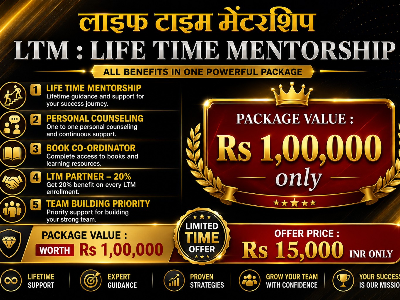 Lifetime Mentorship